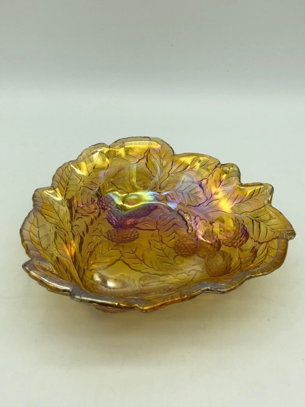 Vintage Carnival Glass Dish